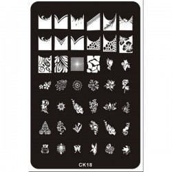 Matrita Stampila unghii #CK18 Matrita stampila unghii